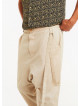 Bohemian Cotton Cream Mens Harem Pants