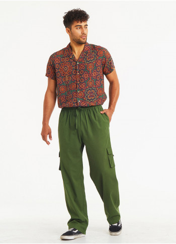 Harem Pants Mens Hippy Hippe Trousers Cotton Bohemian Vintage Yoga