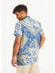 Blue Patterned Comfortable Fit Men's Shirt