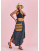 Boho Style Draw String Wide Leg Loose Pants