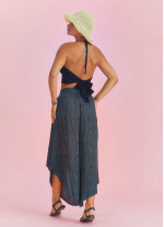 Boho Style Draw String Wide Leg Loose Pants