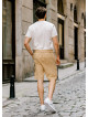 Comfortable Cut With Elastic Waist Men's Shorts