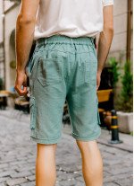 Pocket Comfortable Cut Elastic Men's Shorts