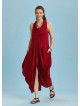 Authentic Degaje Neck Red Dress