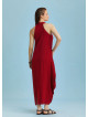 Authentic Degaje Neck Red Dress