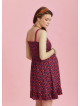 Frill Hem Gypsy Style Patterned Maternity Sundress