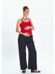 Thai Fisheman Style Wide Leg Black Maternity Pants