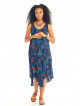 Scoop Neck Floral Print Maternity Sundress