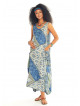 Side Pocket Detail Loose Fit Bohemian Maxi Maternity Dress