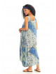 Side Pocket Detail Loose Fit Bohemian Maxi Maternity Dress