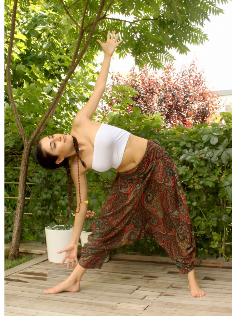 Solid Dark Grey Harem/yoga Pant For Women - Premium Eco-friendly Cotton,  Waist Size: Free Size
