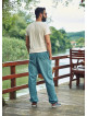 Adjustable Tie Waist Boho Wholesale Mens Drop Crotch Pants