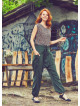 Pocket Detail Casual Boho Wholesale Cotton Drop Crotch Pants