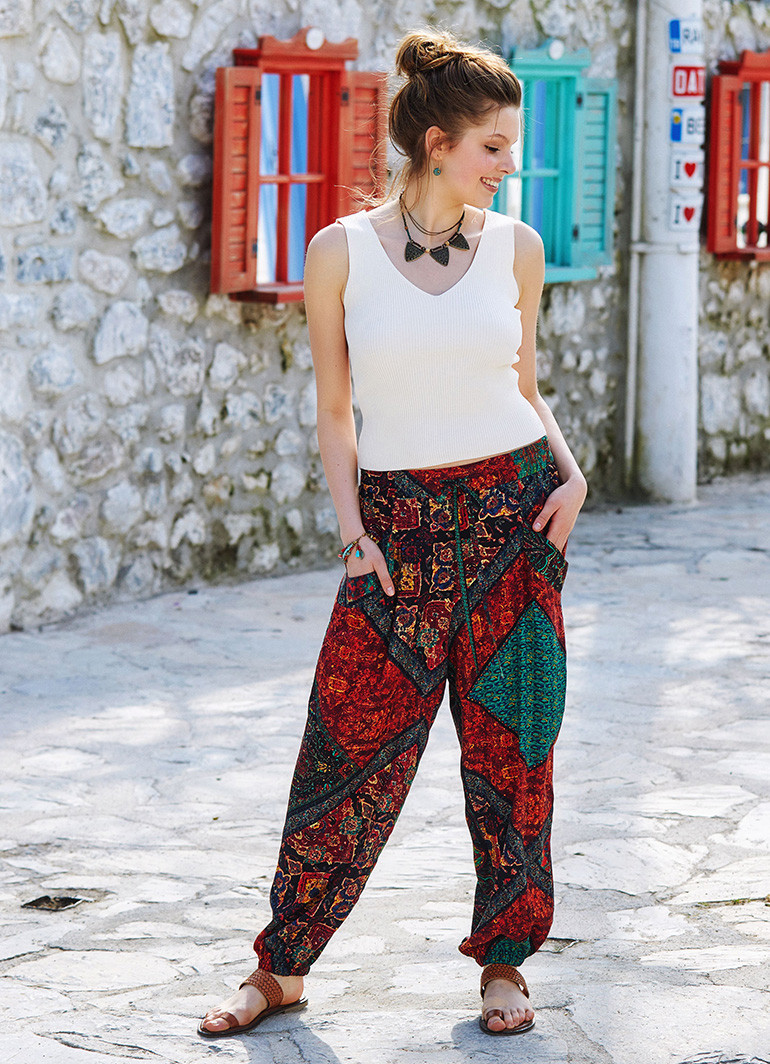 NINJA - Comfortable & stylish cotton harem pants – VALO Design Clothing